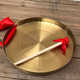 
Sound and Idea Thickened Gong 40 cm 30 cm Big Gong Flood Prevention Warning Gong 50 Gong Drum Three and a Half Musical Instrument Props Plated Gong Hammer 32cm Thickened Diameter Gong + Hammer