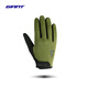 Giant Rush Mark autumn and winter long finger gloves, windproof, warm, shock-absorbing, wear-resistant, touch-screen bicycle equipment, graphite black (suitable for 5-15 C) M