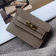 GIORIGOJAMOR light luxury bag women's card bag women's small and exquisite ultra-thin multi-card bags for women's birthday gifts for wife and girlfriend Elephant gray