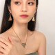 APM MONACO三角形ONE LIFE摩斯密码耳环YE14118OX 金色 均码