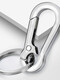Key chain men's stainless steel car ring high-end women's cute ring high-end nail scissors ear pick key chain ring 1 set of key chains