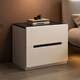 Shanshan wood art bedside table bedroom small storage cabinet modern simple white bedside storage internet celebrity fashion bedside cabinet