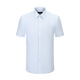 Camisa Yager Men 2025 Summer Jóvenes Men casual Camisa formal de manga corta azul 42