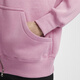 Nike (Nike) Phoenix Fomen Style Bane Style de gran tamaño más sudadera con capucha de terciopelo DQ5759 699 Elemento Pink/Fail White S