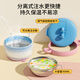 优可倍宝宝辅食保温碗婴儿专用碗316防摔防烫儿童餐具恒温幼儿注水保温 【升级款感温+带吸盘】黄色