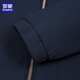 ROMON jacket men's stand-up collar autumn and winter new middle-aged executive cotton and velvet men's jacket men's dad tops navy blue cotton XL (180) (recommended weight 135-150Jin Jin equals 0.5 kg)