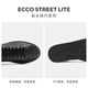 ECCO men's shoes casual sneakers men's shoes versatile lace-up trendy low-top shoes street lightweight 521304 HL black 52130451052 41