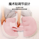 Domi Beibei pregnant women's pillow to protect the waist side sleeping pillow to support the abdomen U-shaped side lying pillow to sleep special pregnancy pillow products Romanti powder [upgraded high elastic belly and waist support]
