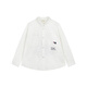 M.Latin shopping mall same style M.Latin children's shirt 25 autumn new big children pingu cooperation white long-sleeved shirt semi-bleached 120