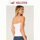 HOLLISTER American 25 Summer Y2K reversible tube top and off-shoulder women's wear 339-5094 white reversible L (165/100A)