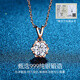 Moissan Diamond 999 Sterling Silver Necklace Women's Clavicle Summer 2024 New Pendant Birthday Gift for Girlfriend 925 Platinum

