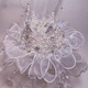 Malerei Millennial Wedding Supplies Braut Holding Blume Perle Bestie Geschenk Hochzeit handgefertigtes DIY-Material-Paket Hochzeit Geschenk High-End Blütenschalen-Material DIY Materialpaket + Werkzeuge
