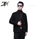 DK Brand Men's Jacket Woolen Coat Woolen Coat Winter 100% Pure Wool Liner interno extraíble Jacket engrosado Gris oscuro M /170