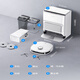 Midea Lingmou V12 sweeping robot sweeping and mopping machine automatic dust collection sweeping and mopping washing and drying machine automatic cleaning official turnover machine white V12 water tank version
