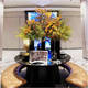 Yonghuan Hotel Lobby Large Feng Shui Platform Club Health Hall Floral Art Set Home Leisure Table Flower Art Set 11150 Diameter