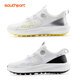 
Xiushibao special golf shoes men's new waterproof breathable lightweight mesh shoes knob shoelace popcorn anti-slip silver 43