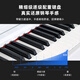Wiyas EP108 Electric Piano 88 Keys Heavy Hammer Vertical Home Children Adult Professional Grade Examination Smart Piano Grade Examination Heavy Hammer Flip Cover Bluetooth - Black
