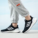 ADIDAS Zapatos y zapatos de mujer oficiales para hombres. Spring New Sports Shoes Pure Boost Mase transpirable Agradable Ligero Ligero Running Shops IF4839/Blanco y negro/Mesh Avistable 46 (Longitud interna 285 mm)