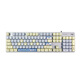 Logitech [Haipi Kitten] K845 Keyboard mécanique Gamiage Keyboard Office Clavier de bureau en taille réelle Backlight E-Sports Poulet Keyboard Moa High Ball Keycap K845 Tea Shaft-Haipi Kitten