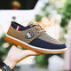 Bisi sheep canvas shoes for men's lightweight beef tendon sole breathable non-slip work shoes for men's wear-resistant and dirty work site work thick-soled shoes W878 yellow 39