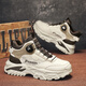 Chaussures masculines à sommet haut oriental pour le printemps et d'été antidérapant en cuir résistant à la surface étanche à l'extérieur alpinal sports à lacets de lacets Martin Boots Men beige 40