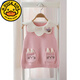 
G.DUCKKIDS1-12 Girls' vest baby spring and autumn knitted sweater thin new small vest young children's wool outside horse clip pocket kitten pink 100 cm