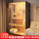 Cat cage villa, super large free space, household cat cage, indoor two-story, cat luxury cathouse, solid wood cat B2 waterproof model: 90X60X90CM, thickened 1.2cm, master installs it on the door