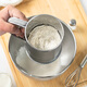 FOR BAKE semi-automatic handheld flour sieve filter mesh baking tool leaking mesh cup type sugar powder spreader double mesh flour sieve FB59612