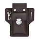 Bolsa de teléfono móvil Yu Dingfu para el sitio de construcción para hombres Bolsa de cintura con múltiples funciones Bolsa de cintura impermeable para cigarrillos colgantes Key al aire libre Modelo antirrobo Doble-Brown