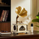 Otieno Antique Vinyl Phonograph Decoration Mini Rechargeable Bluetooth Speaker Retro Birthday Gift Home Ornament Microphone Version Brown Plug-in Rechargeable Free Music USB Disk