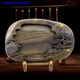 Duan Inkstone Inkstone Student Study Four Treasures Calligraphy Painting Plum Blossom Pit Natural Raw Stone Eye Handmade Gift E1047 Gift Brocade Box Ink Strip