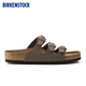 Birkenstock Birkenstein La suela suave y cómoda de las zapatillas múltiples de Cork Florida Florida Brown Versión regular 53881 37