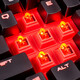 USCORSAIR K68 Mechanical Keyboard Wired Connection Gaming Keyboard Red Axis Single Light Dust and Waterproof Full Size Keyboard K68 Red Axis Red Axis