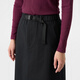 MUJI women's mercerized twill narrow skirt long skirt women's autumn skirt BEY02C4A black M (160/66A)