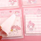 
Ins cute pink Melody post-it notes n times can tear student post-it notes paper message note self-adhesive cartoon female 12222 plaid jade gui dog - 2 each of 4 models can stick 60 post-it notes/book