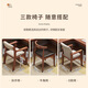 Fengyeqingqing Nordic solid wood corner desk computer desk bookshelf combination bedroom corner study table L-shaped office writing desk solid wood single table (walnut color) 1.6 meters