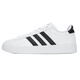 阿迪达斯（adidas）官方舰店女鞋德训鞋 春夏新款运动鞋时尚T头鞋耐磨休闲鞋防滑板鞋 9195-三条纹-皮质-主推款 37