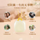 CHINA GOLD 18k gold inlaid Hetian jade necklace women's small sugar cube pendant anniversary birthday gift for girlfriend Pure gold small sugar cube Hetian jade pendant + pure gold chain souvenir