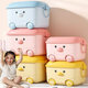Pastoral Flower House New Year Decoration Children's Toy Storage Box Frame Building Block Storage Box Home Baby Organizing Box Large Capacity Clothing Medium Size - Pink Piggy 1 Pack
