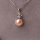 Freshwater Pearl Pendant Single 910mm Pearl Necklace S925 All-over Silver 910mm White Single Pendant without Chain Silver Drag