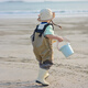 Zhe Wei's sea equipment, children's water play clothes, wading waterproof pants, kindergarten beach fishing suspenders, one-piece rain boots, waders, nylon pocket water play clothes, 10XL, 10XL, size 160, inner length 16 cm
