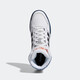 Adidas casual shoes men's shoes 2025 new summer sports shoes NEO high top versatile student shoes FY6621 GY0723 black, white and blue 42.5