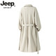 Jeep Spirit Light Luxus High-End Deutsch mittelgroße Windbreaker für Männer Britisch-Stil lässiger Over-Knie-Mantel für Männer lässig neue Produkte Khaki M [Vorschlagen Gewicht 90-120 Jin [Jin gleich 0,5 kg]]