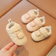 G. DUCKKIDS baby toddlers spring and autumn style soft sole newborn sewing shoes for boys' shoes cute Velcro girls' shoes C23 single shoes beige size 10.5cm 14