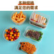 Disposable lunch box round square packaging box food grade fast food takeaway stall fruit bento soup powder box thickened 1500 round thickened with lid 50 sets