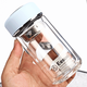 Стеклянная чашка Songdao Double Layer Glass Cup Men and Women Fashion New Crystal Cup Tea Cup Business Office 200ml Poetry Special (1585) Blue 0 штук