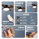 Weather vane children's room bedroom fan light Macaron small ceiling fan light household silent aisle balcony thin ceiling fan light 29-724A full white - ceiling