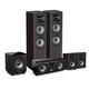 
JBLSTUDIO680/690/698 Home theater main speaker living room floor HiFi fever audio 5.1 channel surround bass player [Standard version] STUDIO690 pair - black