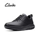 其乐（Clarks）男鞋新款经典缓震时尚休闲运动鞋皮鞋真皮舒适透气男鞋 蓝色 42