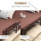 Pumeisen pliage lit ménage simple simple hôpital double sieste d'accompagnement lit portable chaise salon de marche de bureau lit déjeuner lit 66 marron économique